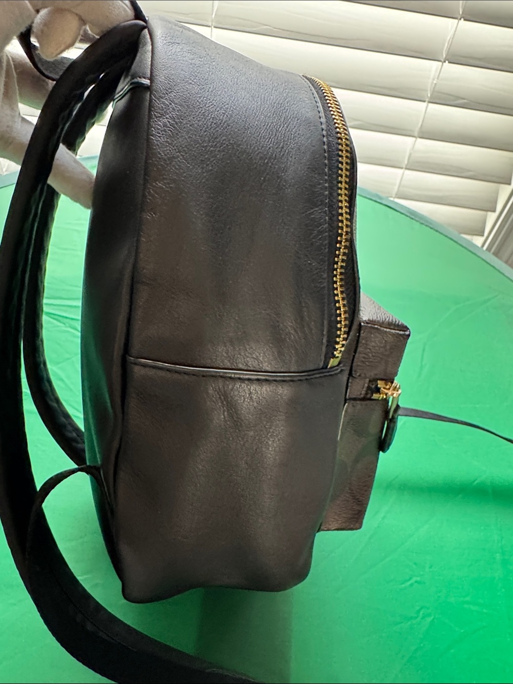 Coach Dark Brown Signature Mini Backpack 🎒 LIKE NEW!!! - Picture 5 of 13